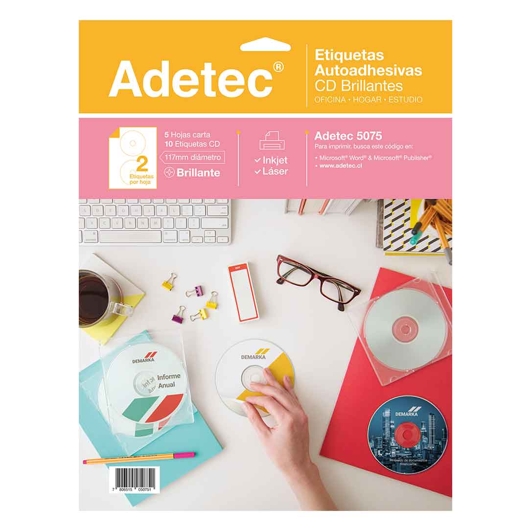 Adetec - INKJET/LASER CD